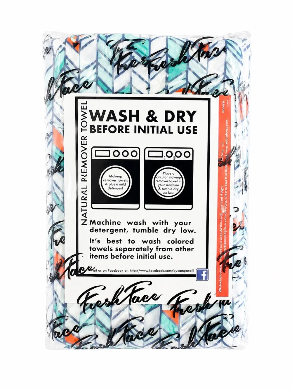 Fresh Face Makeup Remover Towel Reusable Cleansing Cloth Soft Spa Gift New
